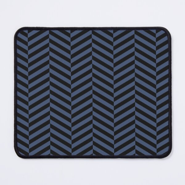 Item preview, Black And Blue Herringbone Pattern designed and sold by pattern-archive.