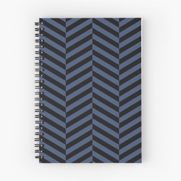 Item preview, Black And Blue Herringbone Pattern designed and sold by pattern-archive.