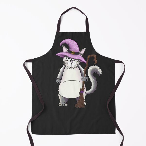 Item preview, Daisy the White Cat Witch: Whimsigoth Familiar Art designed and sold by Englandbear.