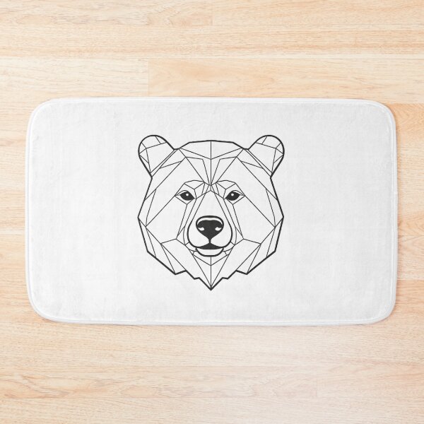 Item preview, Minimalist Bear Line Art – Modern Symmetrical Wildlife Illustration - 4 designed and sold by RELAX STATION.