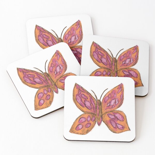 Item preview, Orange fly fly butterfly  designed and sold by Aimzeescrazycreations.