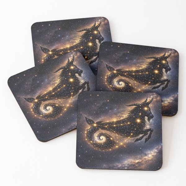 Item preview, Capricorn Constellation Zodiac Design – Celestial Artwork designed and sold by RolMerch.