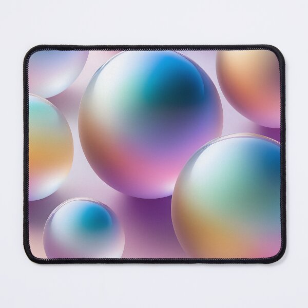 Item preview, Minimal Scene with Colorful Gradient Glass Marbles. designed and sold by MissYouONLY.