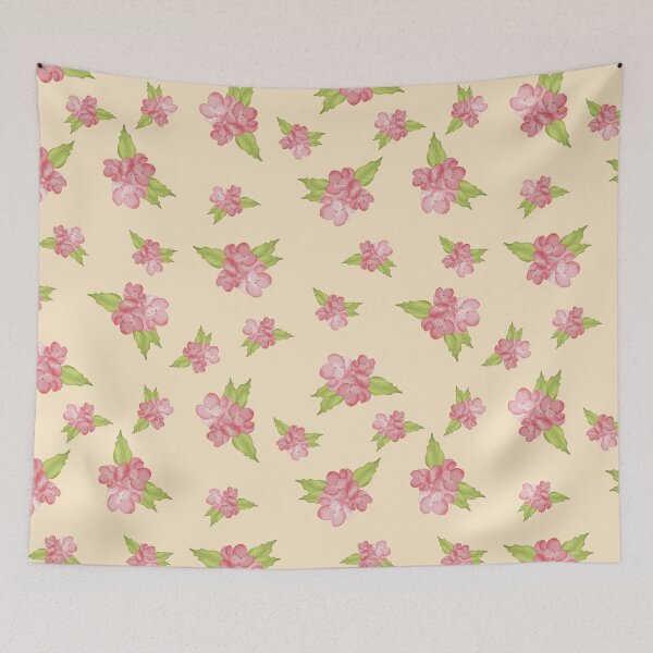 Item preview, Sakura Japanese Floral Collection: Elegant cherry blossom patterns and typography designed and sold by Martapp.