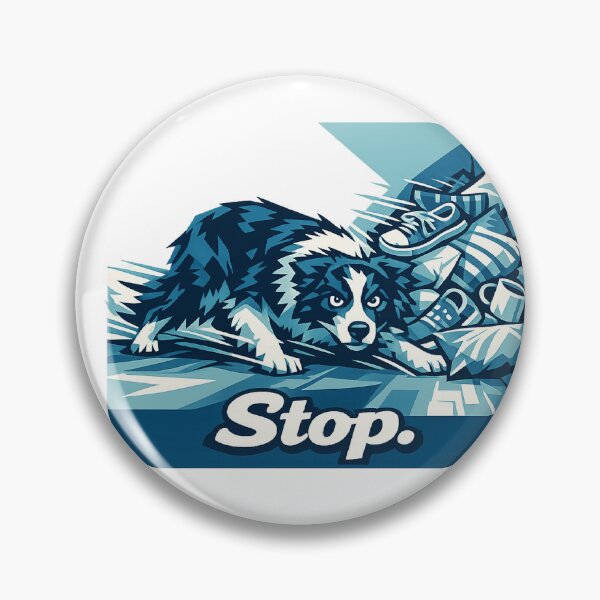 Item preview, Stop Border Collie Mom Shirt Funny Herding Dog Chaos Gift designed and sold by PawMuse Studio.