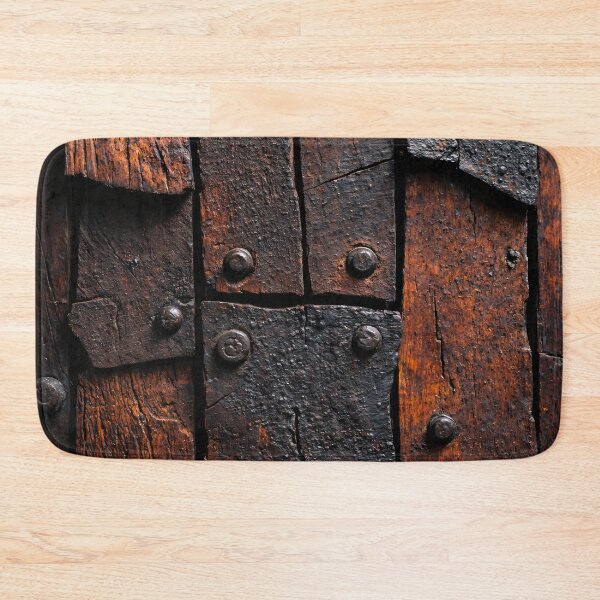 Item preview, Rustic Weathered Wood and Iron Texture Vintage Industrial Pattern designed and sold by Kaleidoscope Print.