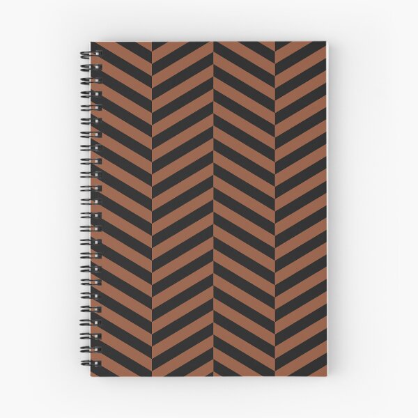 Item preview, Black And Copper Herringbone Pattern designed and sold by pattern-archive.