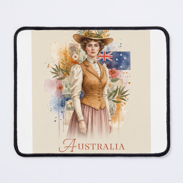 Item preview, Australia – Heritage in Bloom designed and sold by ForeverPrintsOK.