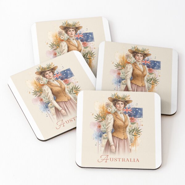 Item preview, Australia – Heritage in Bloom designed and sold by ForeverPrintsOK.