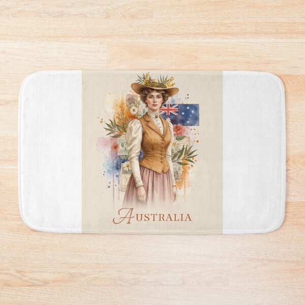 Item preview, Australia – Heritage in Bloom designed and sold by ForeverPrintsOK.