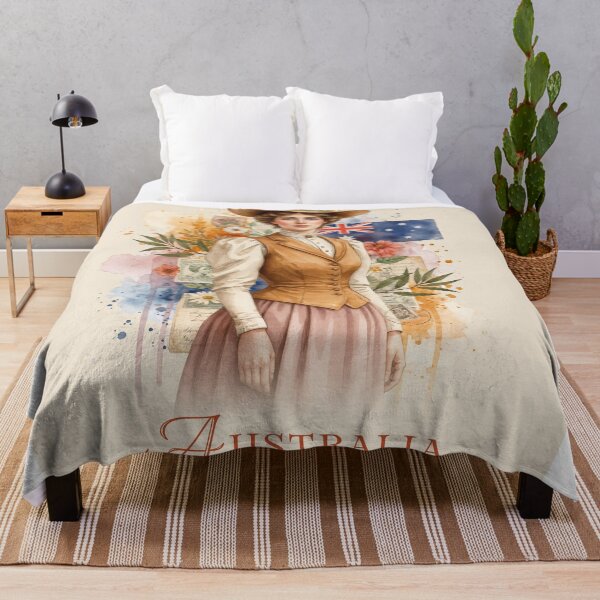 Item preview, Australia – Heritage in Bloom designed and sold by ForeverPrintsOK.