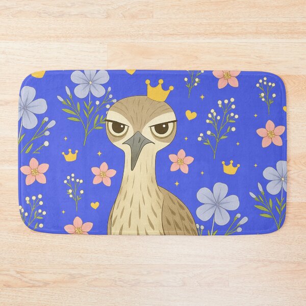 Item preview, Crowned Stone-Curlew Close-Up - Navy designed and sold by HIMEKARI.