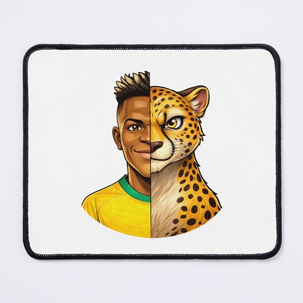 Item preview, Half Dribble, Half Cheetah - Vinícius Jr. designed and sold by Canva Drip.