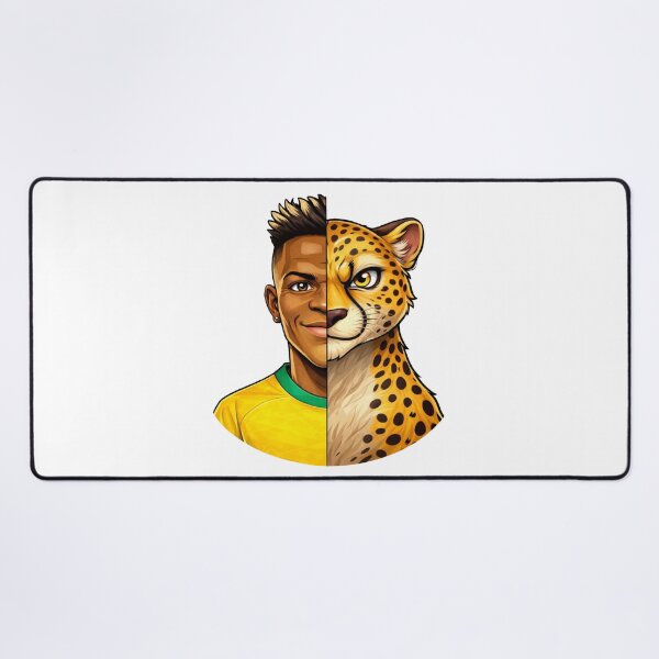 Item preview, Half Dribble, Half Cheetah - Vinícius Jr. designed and sold by Canva Drip.