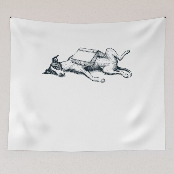 Item preview, Funny Whippet Reading Book Nap Dog Lover designed and sold by DoodleTortle.
