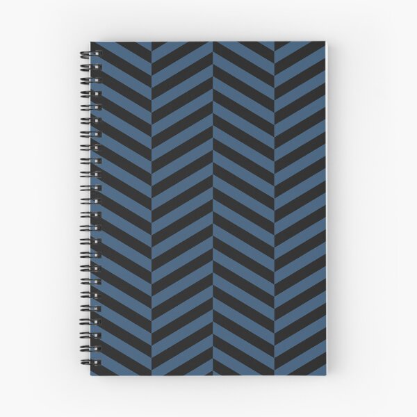 Item preview, Black And Denim Herringbone Pattern designed and sold by pattern-archive.