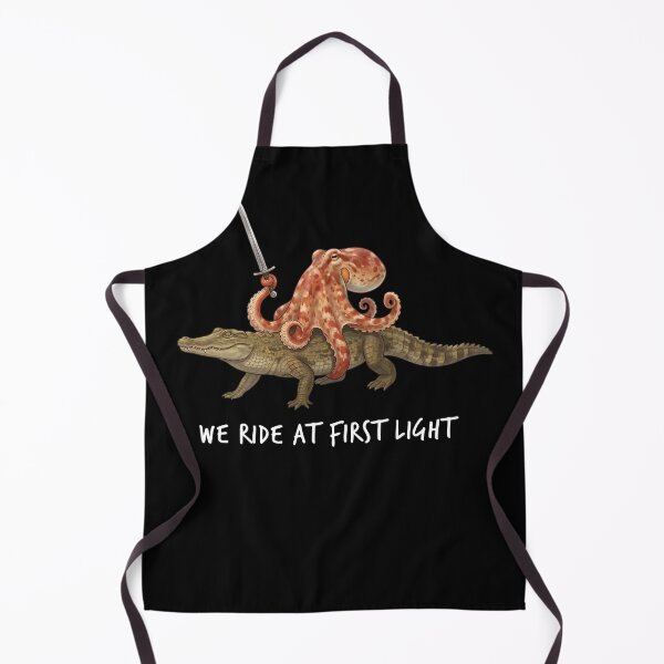 Item preview, We Ride at First Light Funny Octopus Crocodile Animal Lover designed and sold by TerryConnells.