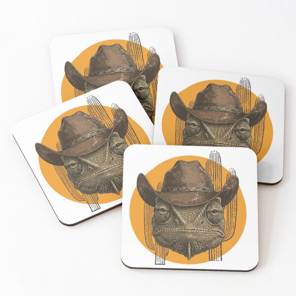 Item preview, El sheriff camaleón del desierto - Ilustración del Oeste clásico designed and sold by Fuel-Shirts.
