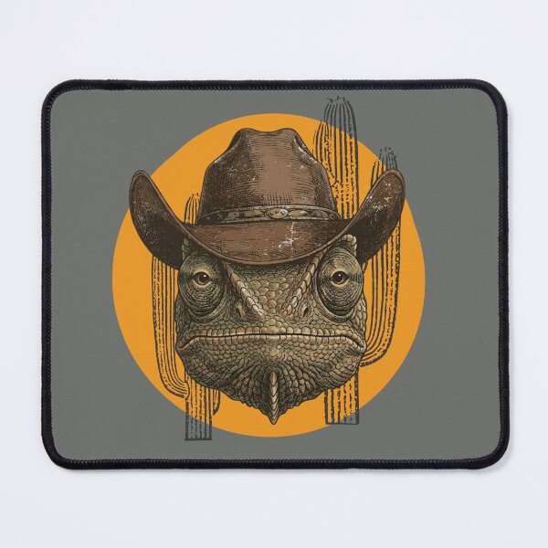 Item preview, The Desert Chameleon Sheriff - Vintage Western Illustration designed and sold by Fuel-Shirts.