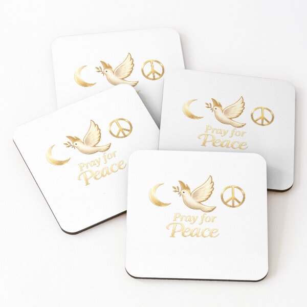 Item preview, Pray for Peace – Minimalist Dove & Peace Symbol Design designed and sold by jerskie_12tribes.