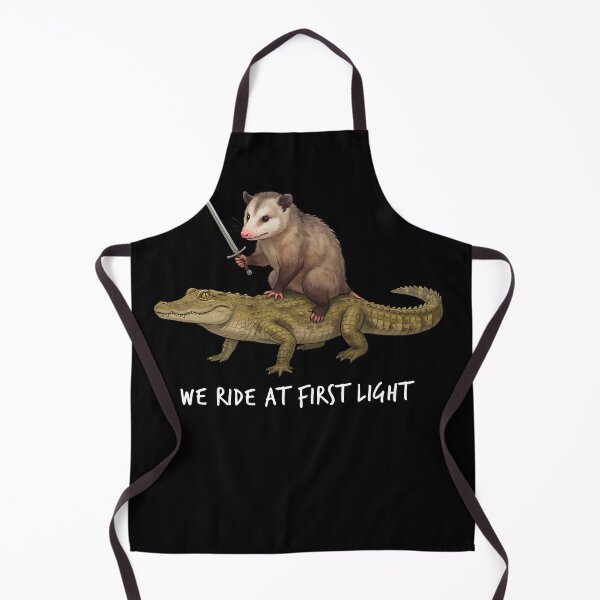 Item preview, We Ride at First Light Funny Opossum Crocodile Animal Lover designed and sold by TerryConnells.