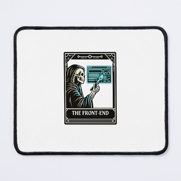 Item preview, The Front-End Tarot Card - UI UX Web Developer Aesthetic Gift designed and sold by ByteAndBones.