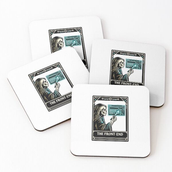 Item preview, The Front-End Tarot Card - UI UX Web Developer Aesthetic Gift designed and sold by ByteAndBones.