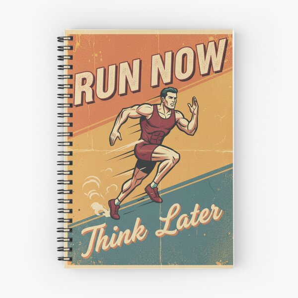 Item preview, Run Now. Think Later. designed and sold by MaciejErdon.