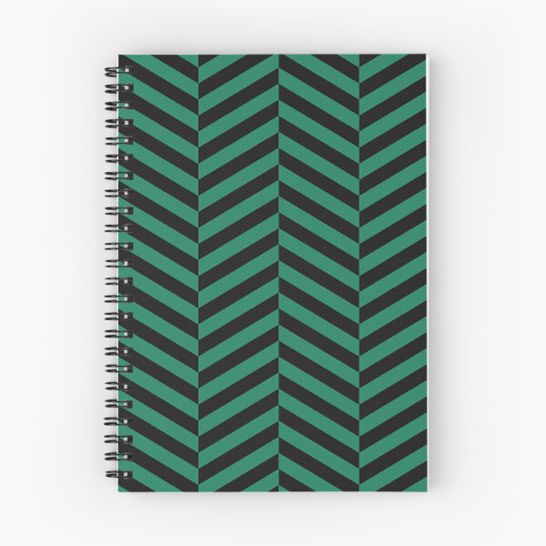 Item preview, Black And Green Herringbone Pattern designed and sold by pattern-archive.