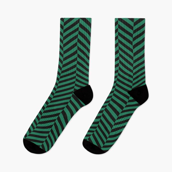 Item preview, Black And Green Herringbone Pattern designed and sold by pattern-archive.