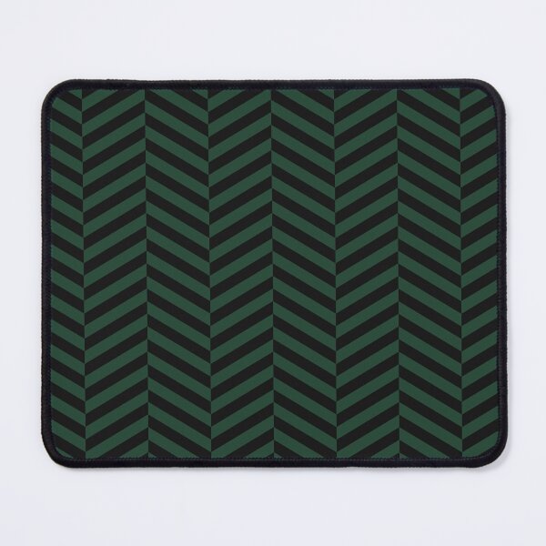 Item preview, Black And Forest Green Herringbone Pattern designed and sold by pattern-archive.