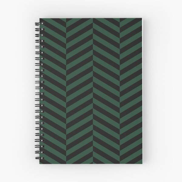 Item preview, Black And Forest Green Herringbone Pattern designed and sold by pattern-archive.