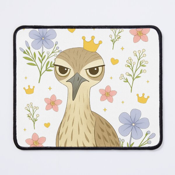 Item preview, Crowned Stone-Curlew Close-Up - White designed and sold by HIMEKARI.