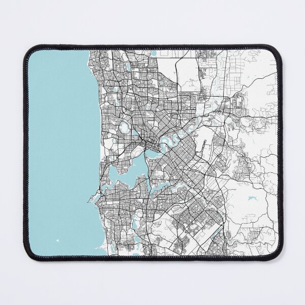 Item preview, Perth City Map of Australia - Circle designed and sold by deMAP.