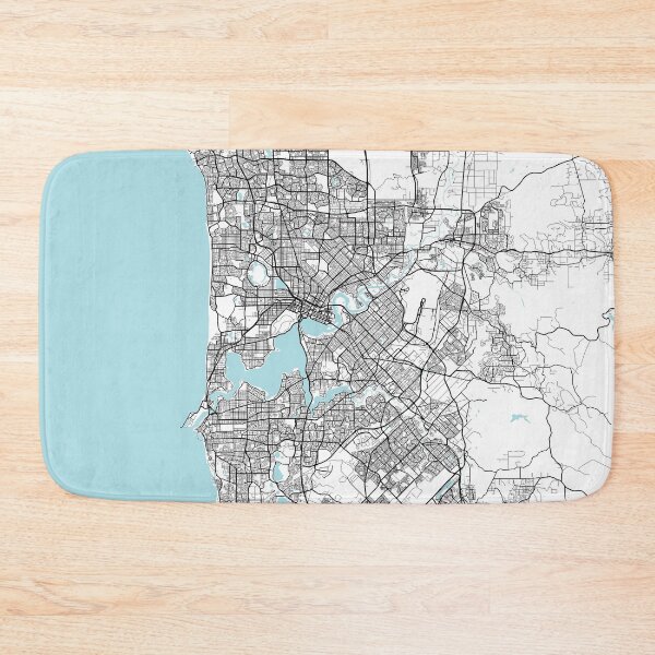 Item preview, Perth City Map of Australia - Circle designed and sold by deMAP.