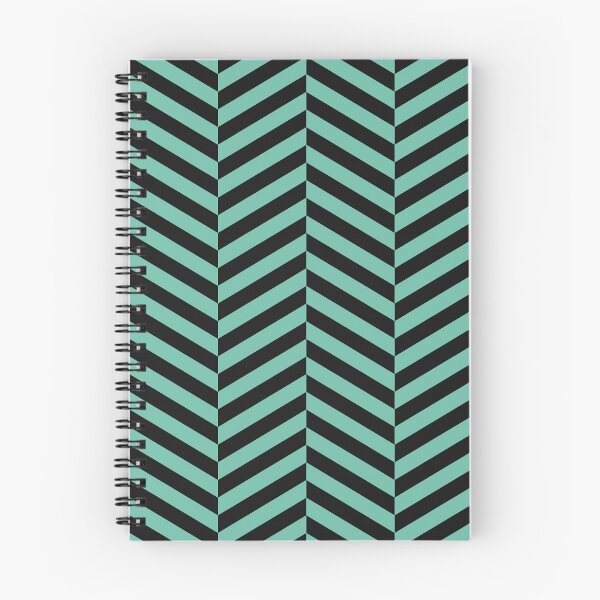 Item preview, Black And Pastel Green Herringbone Pattern designed and sold by pattern-archive.