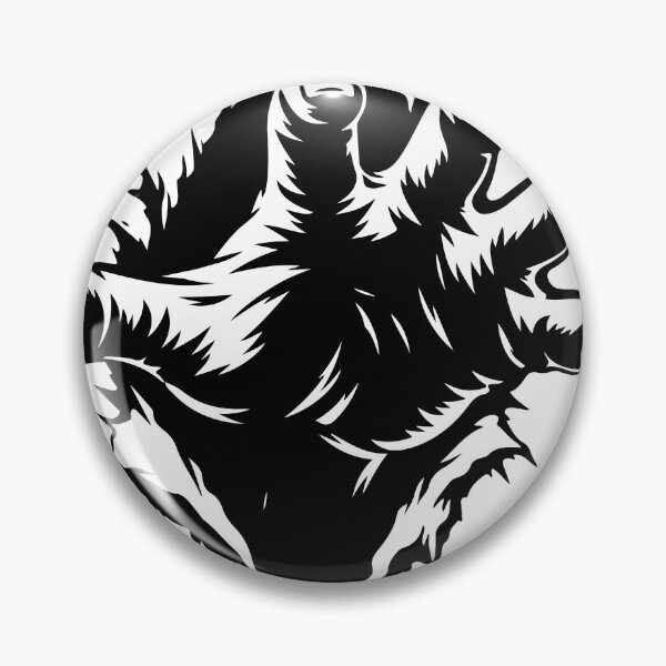 Item preview, A dramatic black-and-white illustration of a monstrous hand clawing through torn paper, reaching outward in a horror style. Bold linework conveys tension, surprise designed and sold by Dejbar.