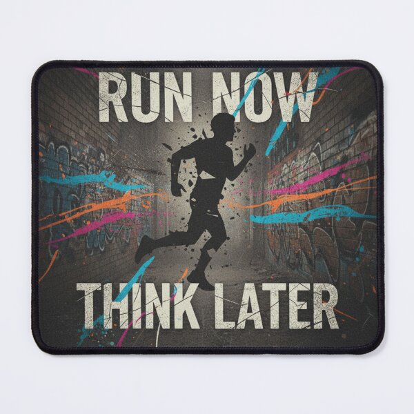 Item preview, Run Now. Think Later. designed and sold by MaciejErdon.