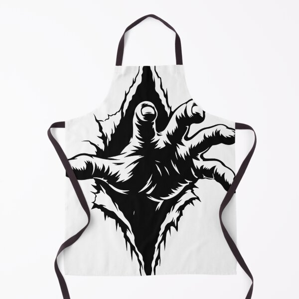 Item preview, A dramatic black-and-white illustration of a monstrous hand clawing through torn paper, reaching outward in a horror style. Bold linework conveys tension, surprise designed and sold by Dejbar.