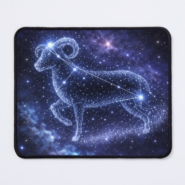 Item preview, Aries Constellation Zodiac Design – Celestial Ram Star Artwork designed and sold by RolMerch.
