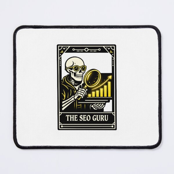 Item preview, The SEO Guru Tarot Card - Funny Digital Marketing & Webmaster Gift designed and sold by ByteAndBones.