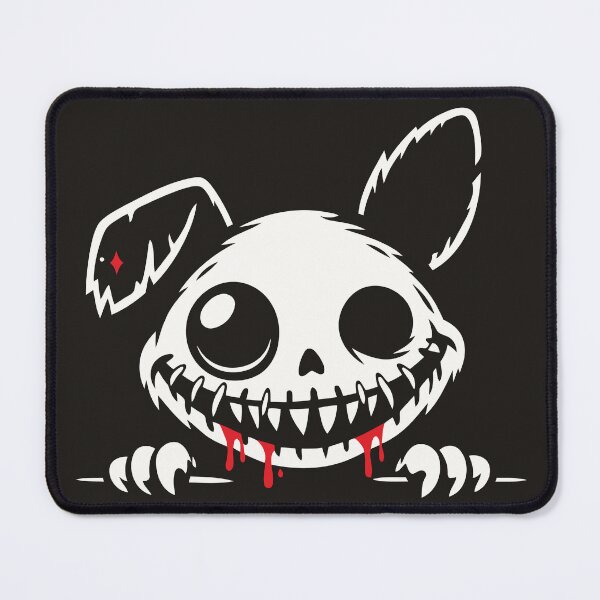 Item preview, Peekaboo Nightmare Creepy Cute Monster Skull Bunny Horror Design designed and sold by Weasel Graphix.