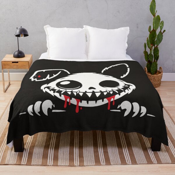 Item preview, Peekaboo Nightmare Creepy Cute Monster Skull Bunny Horror Design designed and sold by Weasel Graphix.