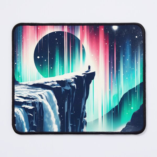 Item preview, Aurora Borealis and Eclipse, Ai Generated Art designed and sold by ACC .