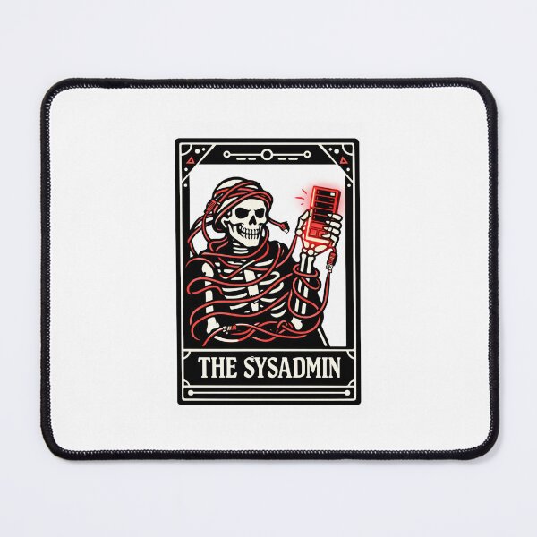 Item preview, The SysAdmin Tarot Card - Funny IT Support Server Tech Gift designed and sold by ByteAndBones.
