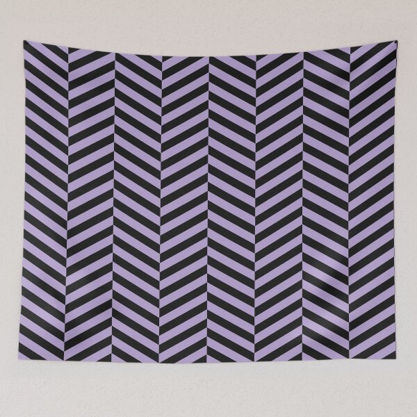 Item preview, Black And Lilac Herringbone Pattern designed and sold by pattern-archive.