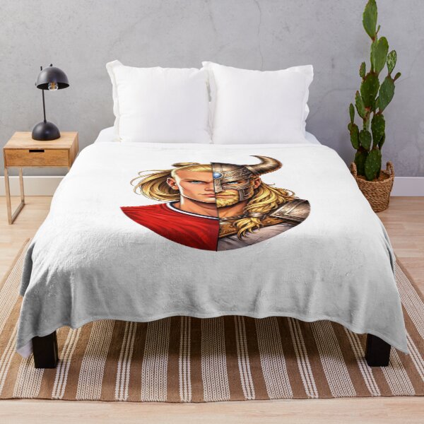 Item preview, Half Striker, Half Viking - Erling Haaland designed and sold by Canva Drip.