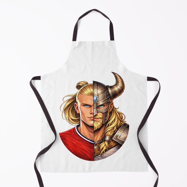 Item preview, Half Striker, Half Viking - Erling Haaland designed and sold by Canva Drip.