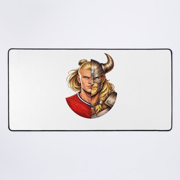 Item preview, Half Striker, Half Viking - Erling Haaland designed and sold by Canva Drip.