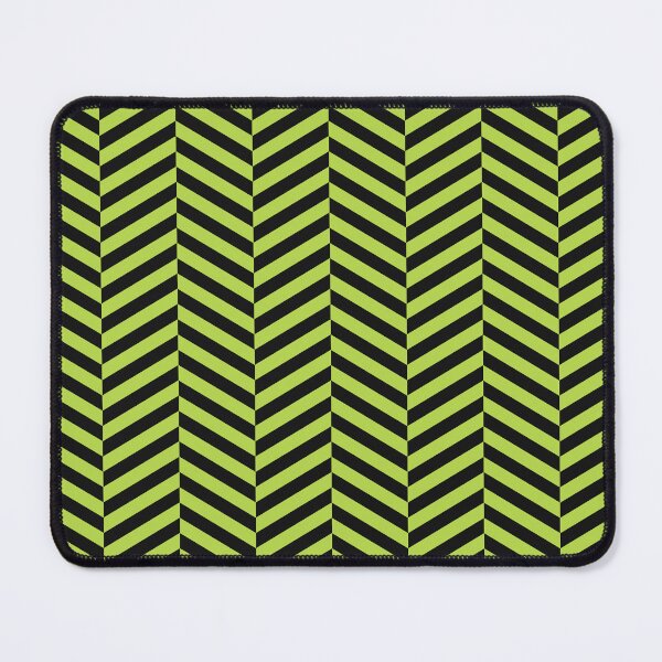 Item preview, Black And Lime Herringbone Pattern designed and sold by pattern-archive.